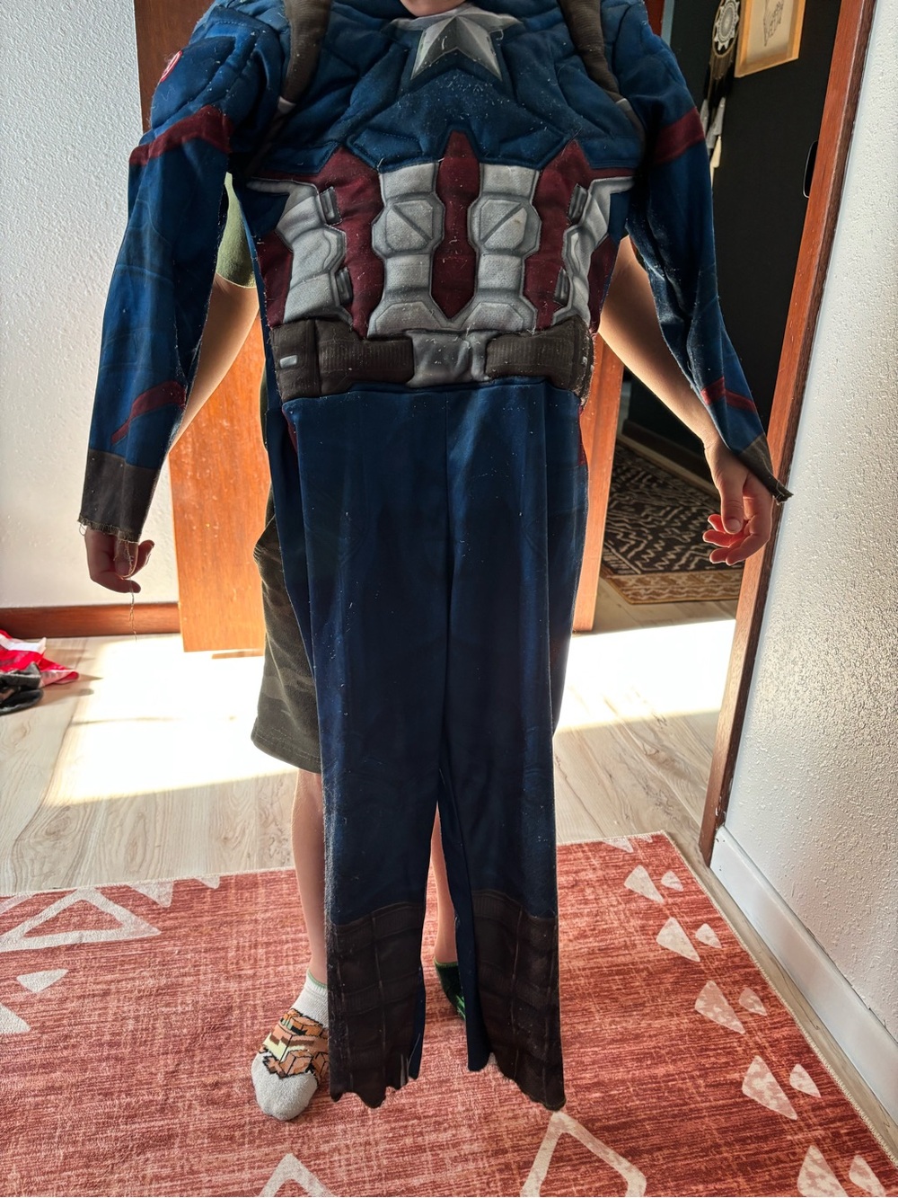 Captain America Halloween costume Small-Superhero Costume